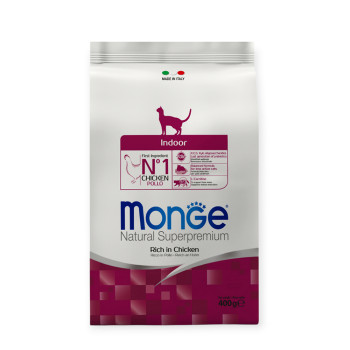 Monge Cat Adult Indoor корм для кошек, с курицей - 400 г