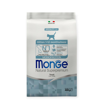 Monge Cat Kitten корм для кошенят, з фореллю - 400 г