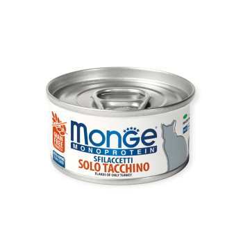 Monge Cat Monoprotein Solo Tacchino влажный корм для кошек, с индейкой - 80 г