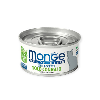 Monge Cat Monoprotein Solo Coniglio вологий корм для котів, з кроликом - 80 г