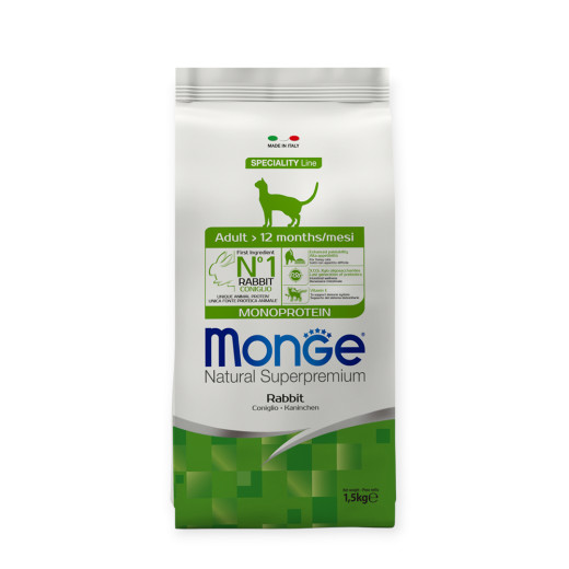 Monge Cat Rabbit корм для котів, з кроликом - 1,5 кг