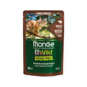 Monge Cat Bwild Grain Free Kitten Buffalo вологий корм для кошенят, з буйволом - 85 г