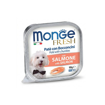Monge Dog Fresh влажный корм для собак, с лососем - 100 г