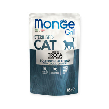 Monge Cat Grill Sterilised корм для стерилізованих котів, з фореллю - 85 г