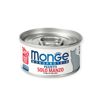 Monge Cat Monoprotein Solo Manzo влажный корм для кошек, с говядиной - 80 г