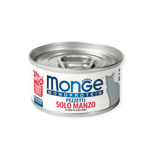 Monge Cat Monoprotein Solo Manzo вологий корм для котів, з яловичиною - 80 г