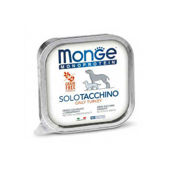 Monge Dog Solo влажный корм для собак, с индейкой - 150 г