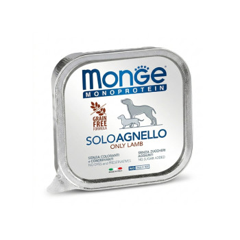 Monge Dog Solo вологий корм для собак, з ягням - 150 г
