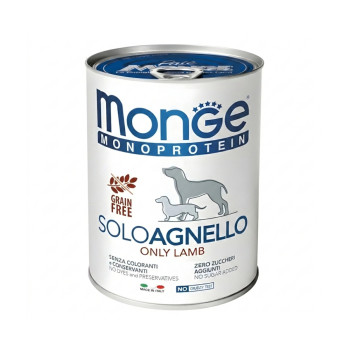 Monge Dog Solo вологий корм для собак, з ягням - 400 г