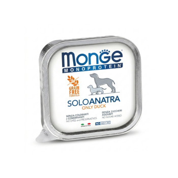 Monge Dog Solo влажный корм для собак, с уткой - 150 г
