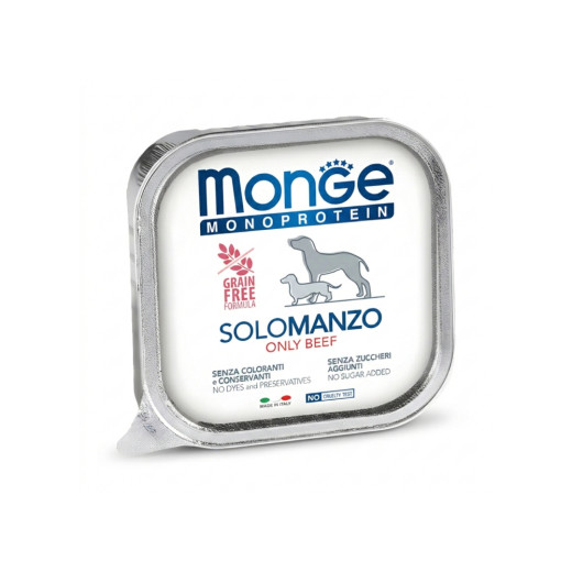 Monge Dog Solo влажный корм для собак, с говядиной - 150 г