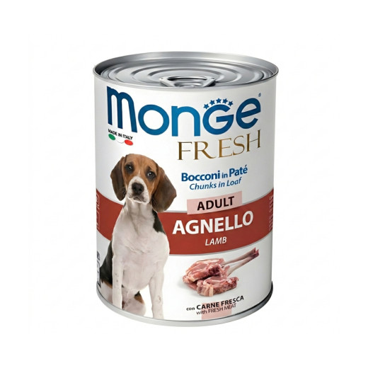 Monge Dog Fresh Lamb влажный корм для собак, с ягненком - 400 г