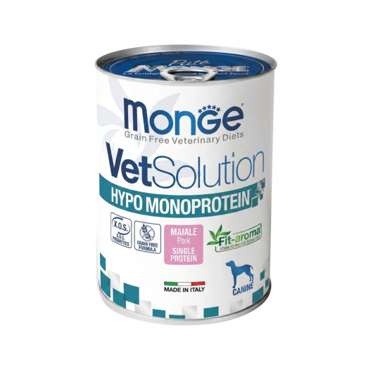 Monge VetSolution Hypo Canine влажный корм для собак, со свининой - 400 г