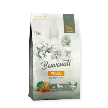 Benvenuti Dog Piccoli корм для дорослих собак малих порід - 15 кг