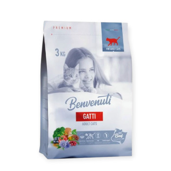 Benvenuti Cat Gatti для котів, з яловичиною - 3 кг