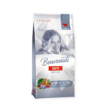 Benvenuti Cat Gatti для кошек с говядиной, 14 кг