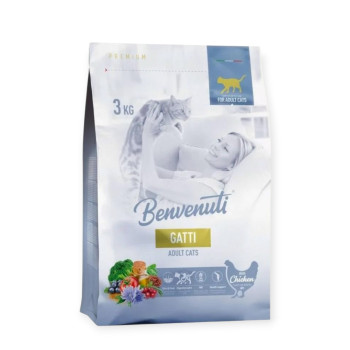 Benvenuti Cat Gatti корм для котів, з куркою - 3 кг