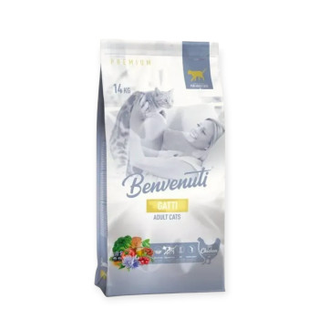 Benvenuti Cat Gatti корм для котів, з куркою - 14 кг