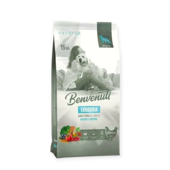 Benvenuti Dog Leggera корм для контроля веса собак - 15 кг