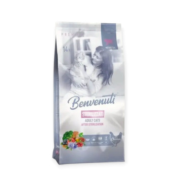 Benvenuti Cat Sterilizzati корм для стерилізованих котів, з куркою - 14 кг
