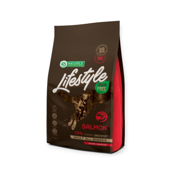 Nature's Protection Lifestyle Grain Free Salmon Adult All корм для собак, з лососем - 17 кг