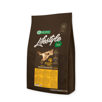 Nature's Protection Lifestyle Grain Free Salmon & Krill Starter For Puppies, з лососем - 10 кг