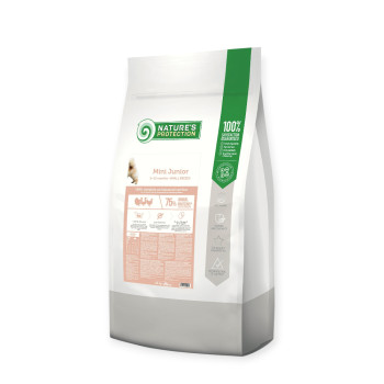 Nature's Protection Mini Junior Small Breeds корм для цуценят, з м'ясом птиці - 18 кг