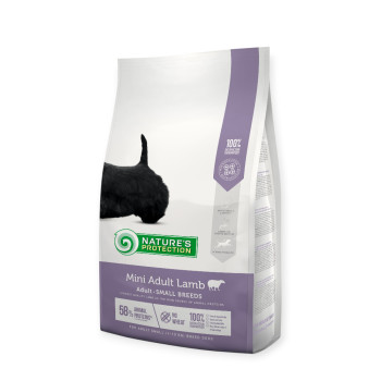 Nature's Protection Mini Adult Lamb Small Breeds корм для собак, з ягням - 2 кг