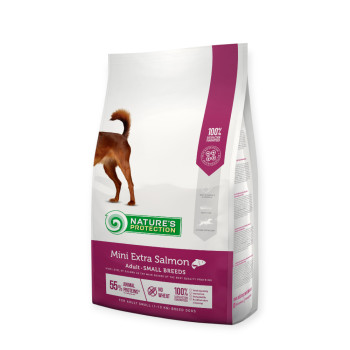 Nature's Protection Mini Extra Salmon Adult Small Breeds корм для собак, з лососем - 2 кг