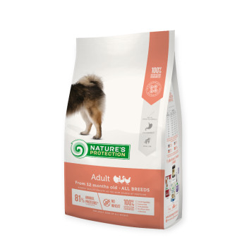 Nature's Protection Adult All Breeds корм для собак, с мясом птицы - 12 кг
