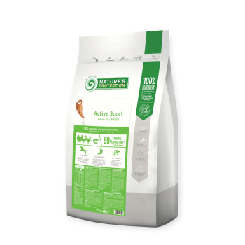 Nature's Protection Active Sport Adult All Breeds корм для активних собак, з м'ясом птиці - 12 кг