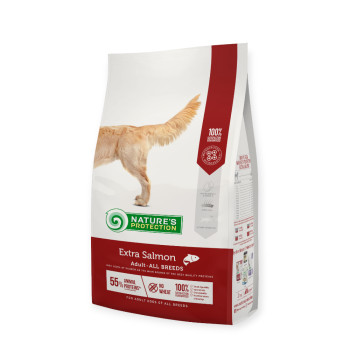 Nature's Protection Extra Salmon Adult All Breeds корм для собак, з лососем - 2 кг