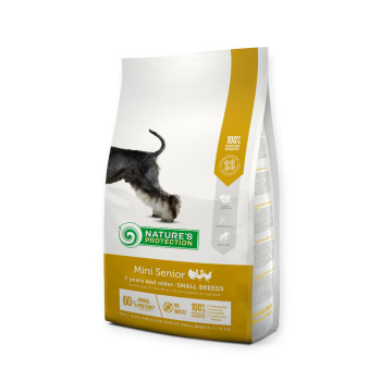 Nature's Protection Mini Senior Small Breeds корм для пожилых собак, с мясом птицы - 2 кг