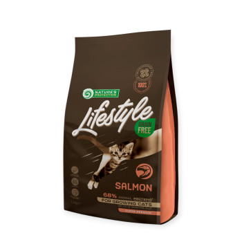 Nature's Protection Lifestyle Grain Free корм для кошенят, з лососем - 1,5 кг