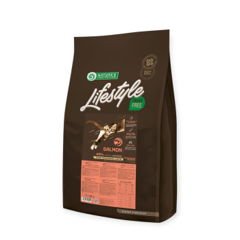 Nature's Protection Lifestyle Grain Free корм для кошенят, з лососем - 7 кг