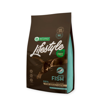Nature's Protection Lifestyle Grain Free кори для котів, з білою рибою - 1,5 кг