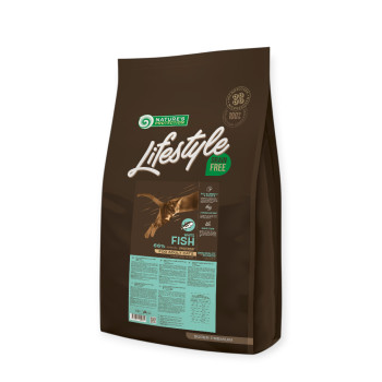 Nature's Protection Lifestyle Grain Free кори для котів, з білою рибою - 7 кг
