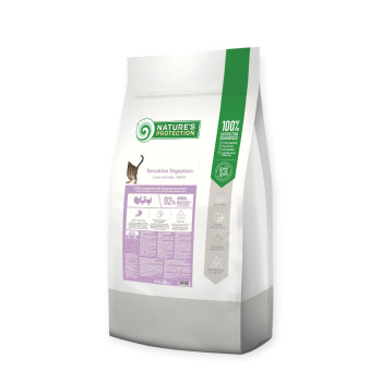Nature's Protection Sensitive Digestion корм для котів з чутливим травленням, з лососем - 18 кг