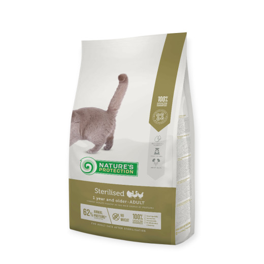 Nature's Protection Sterilised Adult корм для стерилізованих котів - 2 кг