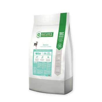 Nature's Protection Senior All Breeds корм для літніх собак, з м'ясом птиці - 18 кг