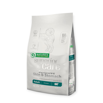 Nature's ProtectionSuperior Care Sensitive Skin & Stomach Adult All, з ягням - 1,5 кг