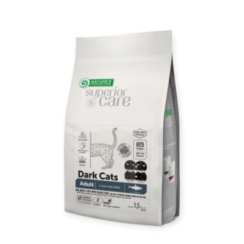 Nature's Protection Superior Care корм для кошек с темной шерстью, с сельдью - 1,5 кг