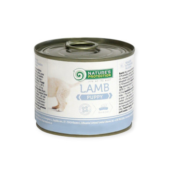 Nature's Protection Lamb влажный корм для щенков, с ягненком - 200 г