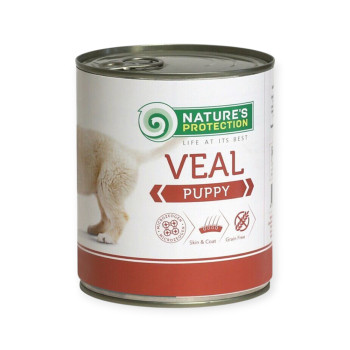 Nature's Protection Veal влажный корм для щенков, с телятиной - 400 г