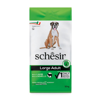 Schesir Dog Large Adult Lamb корм для дорослих собак великих порід, з ягням -12 кг