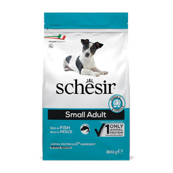 Schesir Dog Small Adult Fish корм для дорослих собак малих порід, з рибою - 800 г