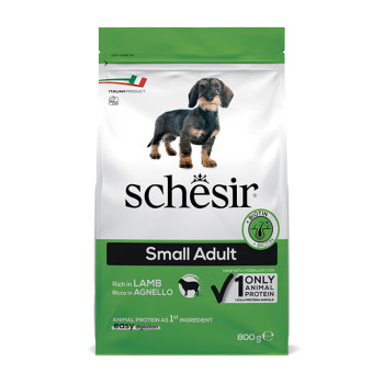Schesir Dog Small Adult Lamb для дорослих собак малих порід, з ягням - 800 г