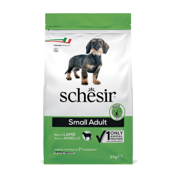 Schesir Dog Small Adult Lamb для дорослих собак малих порід, з ягням - 2 кг