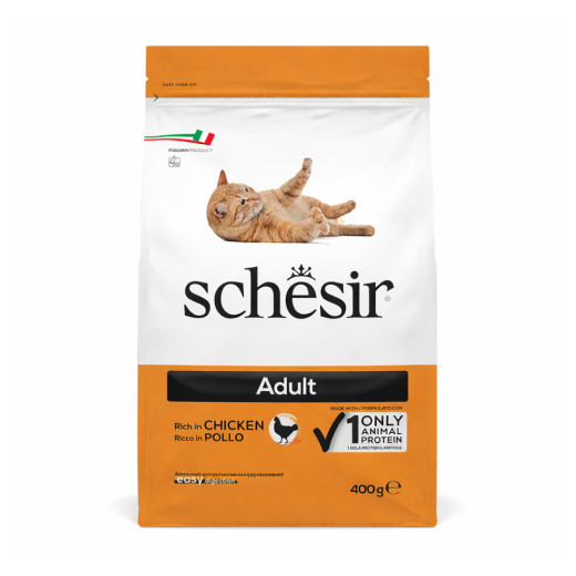 Schesir Cat Adult Chicken корм для дорослих котів, з куркою - 400 г
