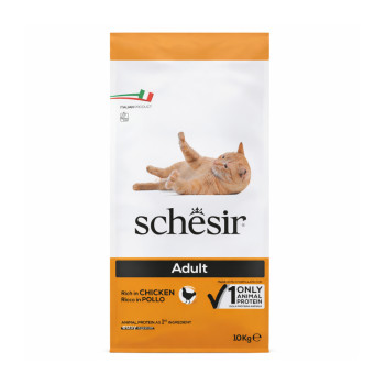 Schesir Cat Adult Chicken корм для дорослих котів, з куркою - 10 кг